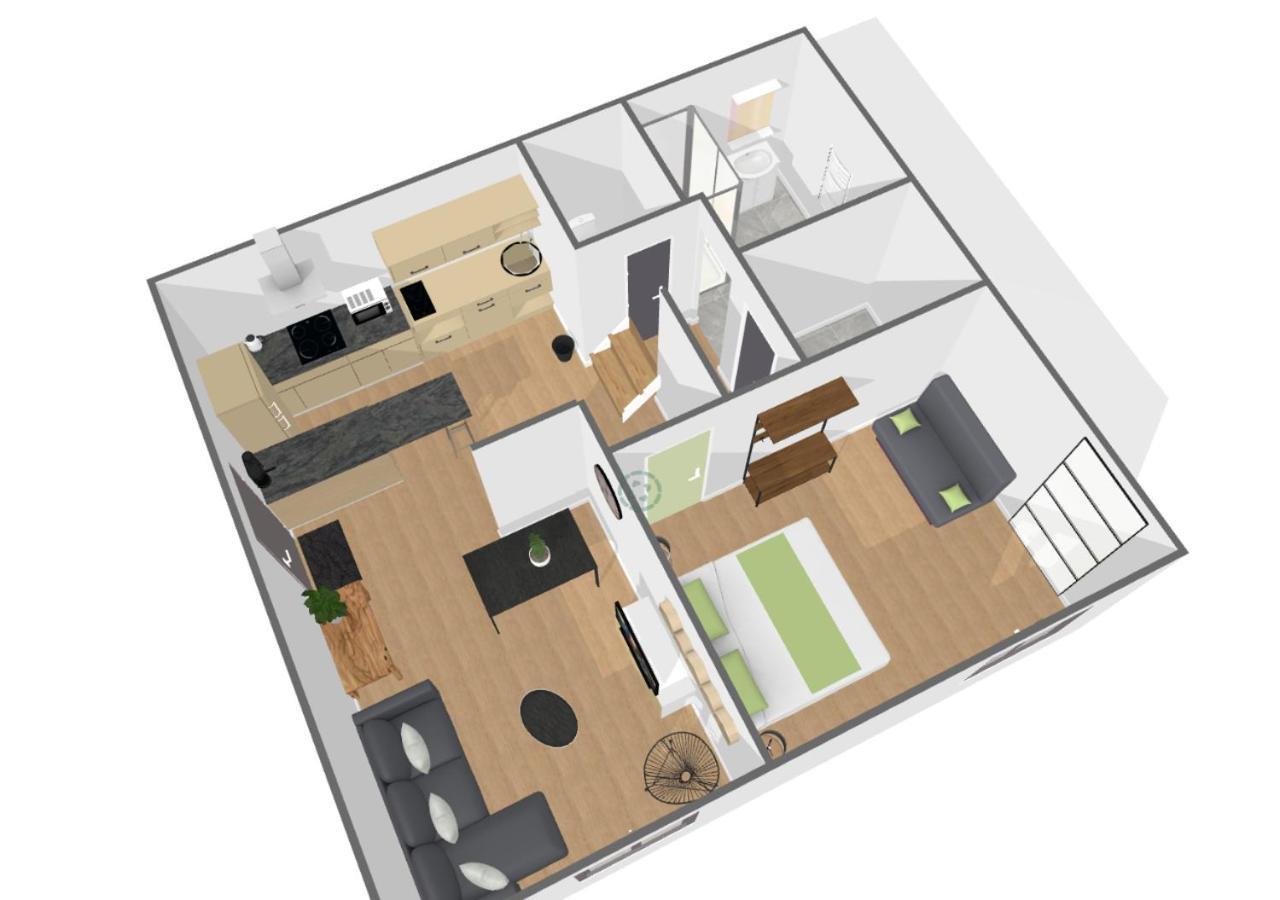 "Cozy Zen" 1 Grande Chambre - Calme - Arrivee Autonome - 6 Pers - Parking Gratuit Tours Bagian luar foto