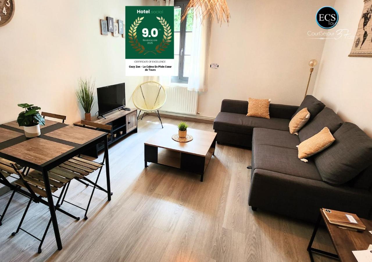 "Cozy Zen" 1 Grande Chambre - Calme - Arrivee Autonome - 6 Pers - Parking Gratuit Tours Bagian luar foto